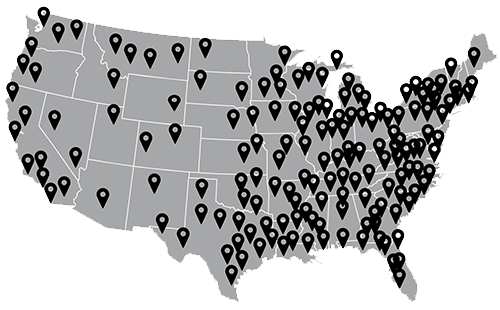 key-map Map of Key Networks' Affiliates